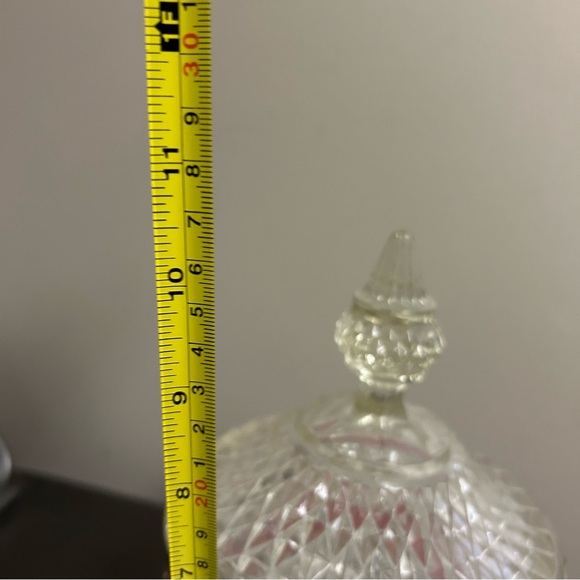 Indiana Glass Diamond Point Ruby Flash Ice Bucket - Simply Stunning - Picture 9 of 13